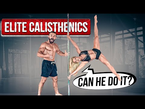Pole Dance vs Elite Calisthenics -:Anastasia Sokolova, Andry Strong