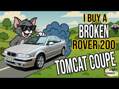Impulse buying a BROKEN Tomcat Coupe, there's so much to do on this PROJECT Rover 200 R8!