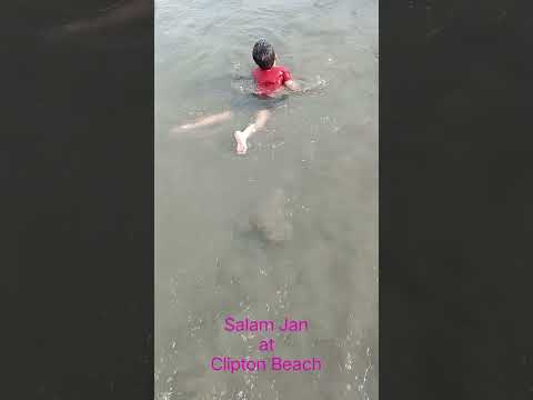 Salam Jan at Clipton Beach