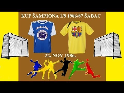 1985 Handball гандбол balonmano Atletrico de Madrid - RK Metaloplastika final Cup championes