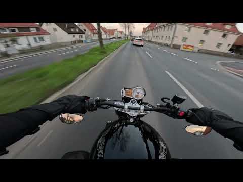 [RAW] City Ride in Germany With Triumph Speed Triple 1050 | Exhaust Sound [POV 4K]