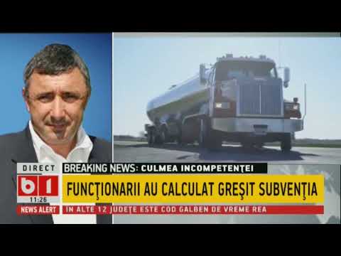 TALK B1: SOFTUL MIN. AGRICULTURII A GRESIT CALCULUL, APIA CERE BANII INAPOI DE LA FERMIERI.