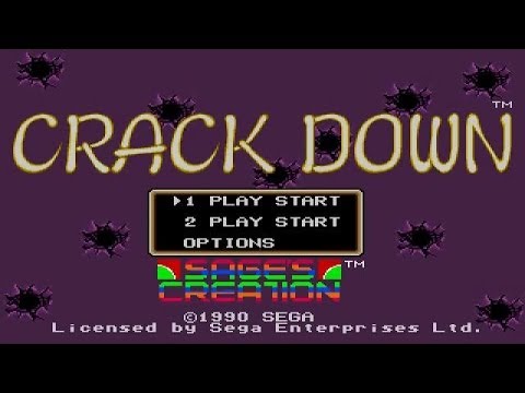 Crack Down Megadrive
