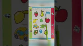 GREEN Color based worksheets for Kindergarten with FREE printable