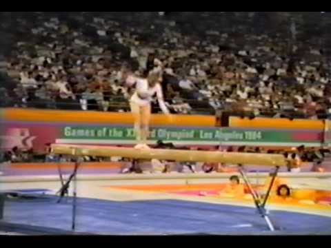 1st T ROM Mihaela Stanulet BB - 1984 Olympic Games  9.800