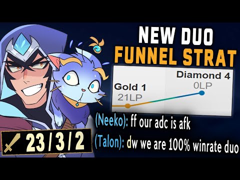 I invented a new duo-boosting strat to carry my editor out of plat