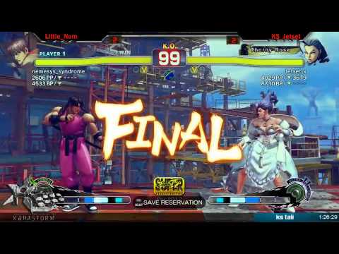 Super Street Fighter 4 AE2012 FT5 - nemesys_syndrome VS Jetset-x