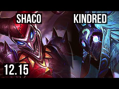 SHACO vs KINDRED (JNG) | 4/0/5, 2.8M mastery, 1000+ games | EUW Master | 12.15