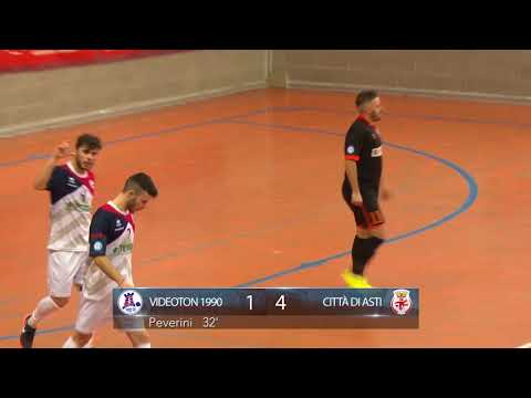 Videoton 1990 - Città di Asti: 3-7 | highlights | Calcio a 5 serie B stagione 2017-18