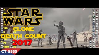 Star Wars Saga Clone Death Count