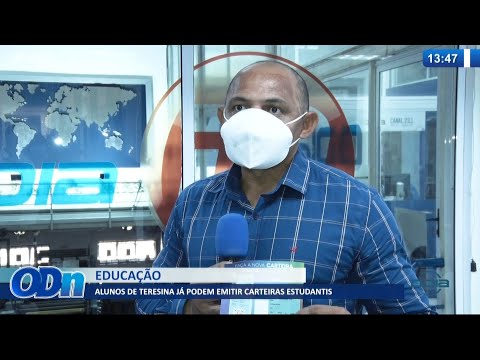 Alunos de Teresina já podem emitir carteiras estudantis 10 08 2021