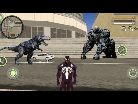 Venom Rope Hero Vice Town City Crime Simulator Android Gameplay HD