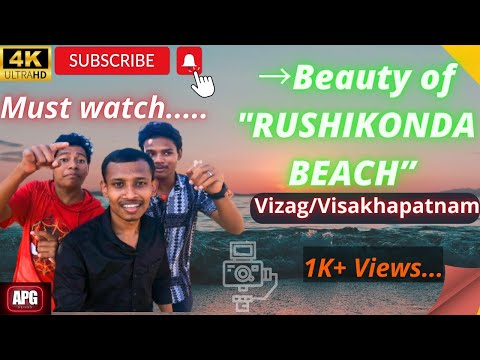 Beauty Of Rushikonda Beach || Rushikonda Beach Vlog || Vizag Vloggers || Beach Vlogs || APG VLOGS