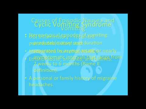 A Clinical Approach to Nausea and Vomiting