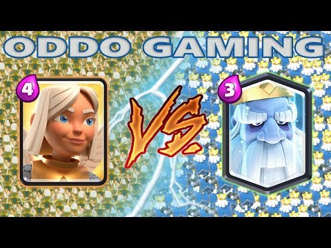 BATTLE HEALER VS ROYAL GHOST - CLASH ROYALE BATTLE #31