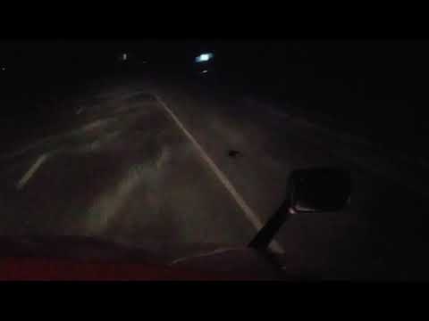 Windy and snowing conditions in Wyoming