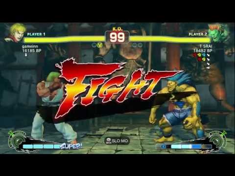 Daigo [Ken] vs T SRAI [Blanka] SSF4 Japanese Online Ranked Matches - TRUE-HD