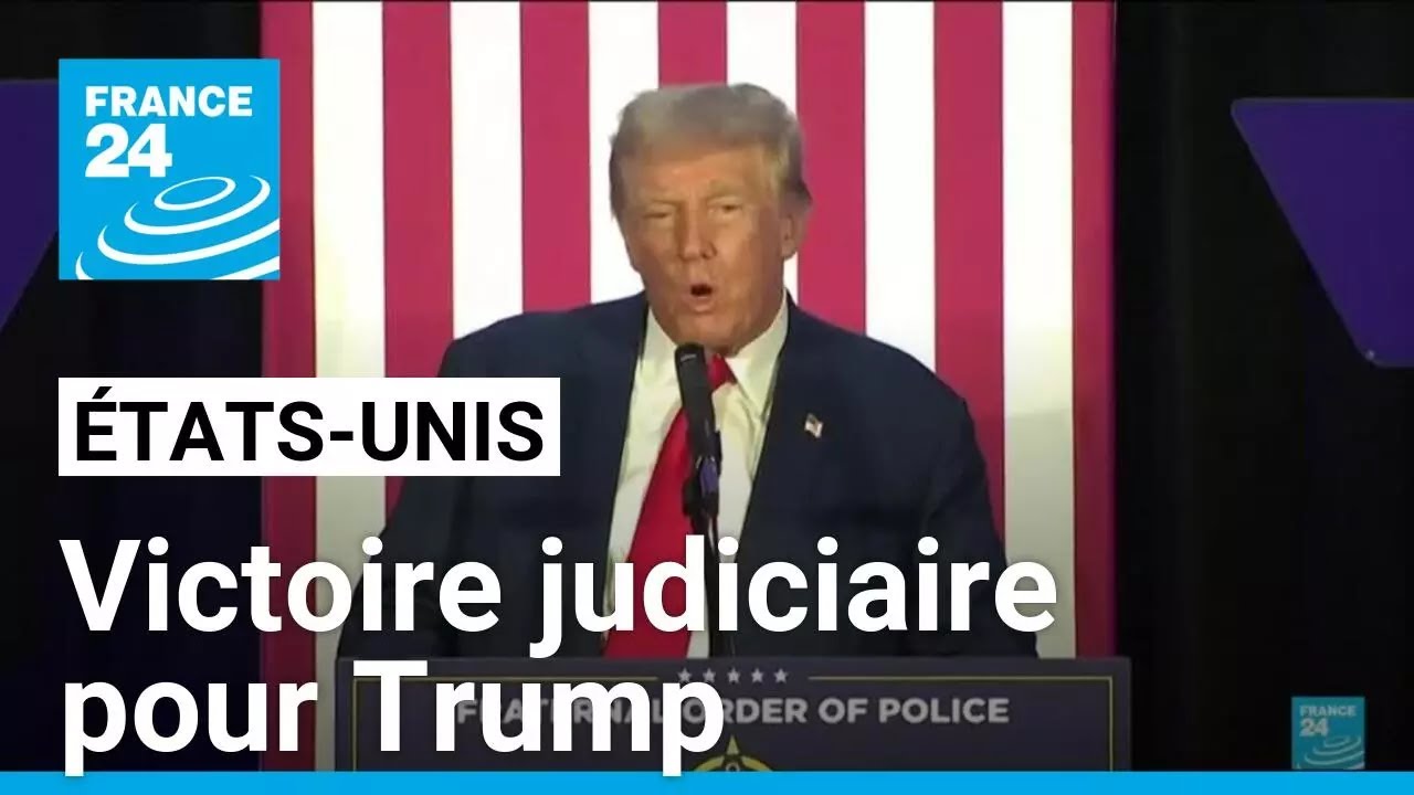 Victoire judiciaire pour Trump, l'annonce de sa peine repoussée à après l'élection • FRANCE 24