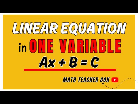 Solving Linear Equations in One Variable - Grade 8 Math 3rd Quarter - MATATAG CURRICULUM