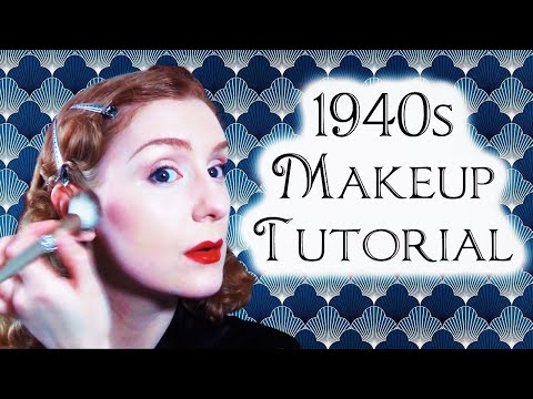 💄 1940s Makeup Tutorial // How to Create an Old Hollywood Makeup Look 💄