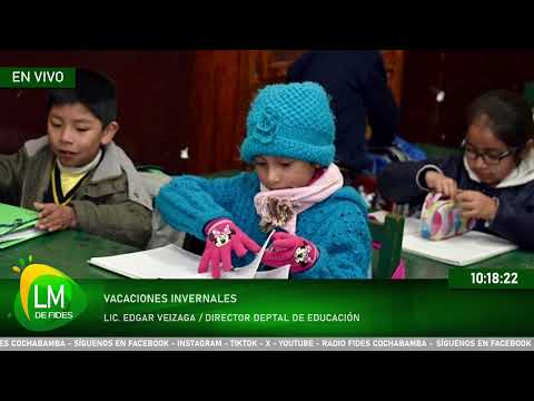 ¿SE AMPLIAN LAS VACACIONES INVERNALES EN COCHABAMBA?