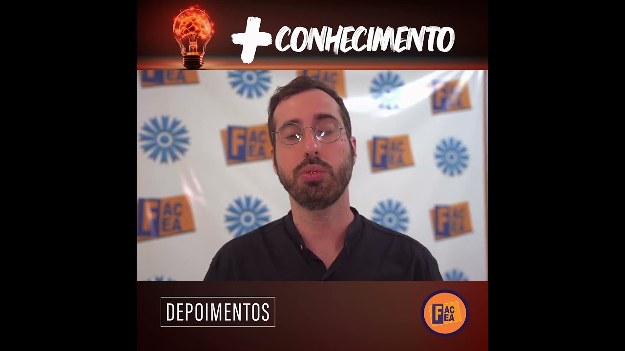Depoimento do coordenador do curso de Psicologia, Felipe Mio de Carvalho.