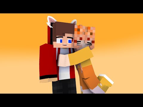 COUPLE KITTY HELLO KITTY APHMAU FRIENDS MAIZEN AND MIA - MINECRAFT ANIMATION #shorts
