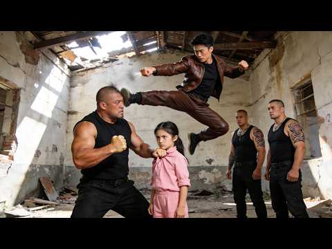 Kung Fu Action Movie! A Bully Harasses a Little Girl, Only to Be Taken Down by a Nearby Kung Fu Guy