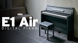 Video thumbnail for Introducing The KORG E1 Air | Clean, Sophisticated Design Meets Evolved Sound by Korg