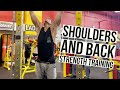 DAY 1: NEW STRENGTH TRAINING PROGRAM | SHOULDERS AND BACK WORKOUT | HEAVY WEIGHTED PULLS & PRESSES