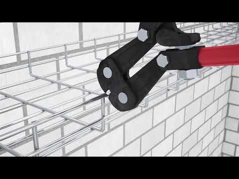 Rácsos kábeltálca-rendszerek szerelési videó - OBO Bettermann
