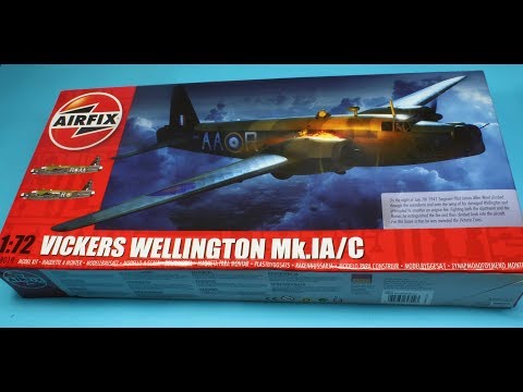 Airfix 1/72 Vickers Wellington MK.1A/C In Box Review