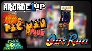 Arcade1Up Pac-Man Plus Cabinet,  OutRun & more PartyCades Coming Soon!