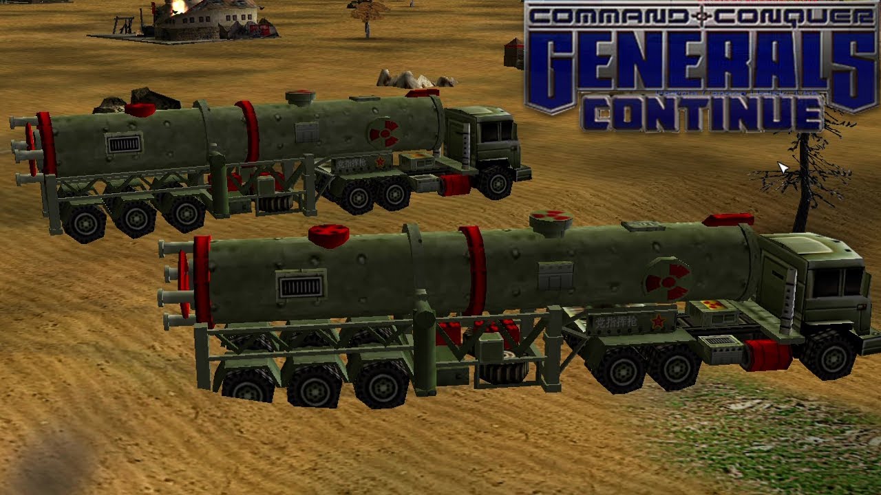Nuke vs USA Super Weapon | GENERALS CONTINUE Mod | Command and Conquer Generals Zero Hour