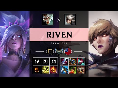Riven Top vs Camille - NA Challenger Patch 25.13
