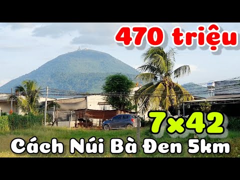 Bán đất 7x42 có thổ cư đường lộ giới 20m giá 470 triệu Tân Phú Tây Ninh gần Chợ Thạnh Tân Núi Bà Đen