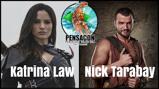 Arrow's Katrina Law and Spartacus' Nick Tarabay Pensacon 2015 Interview video