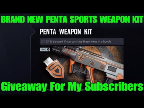 *BRAND NEW* PENTA Sports Weapon Kit *GIVEAWAY* - Rainbow Six Siege
