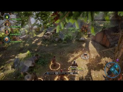 Dragon Age™: Inquisition PS4 gameplay - Closing rifts on rainy day - part 9