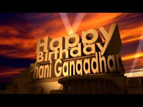 Happy Birthday Phani Gangadhar