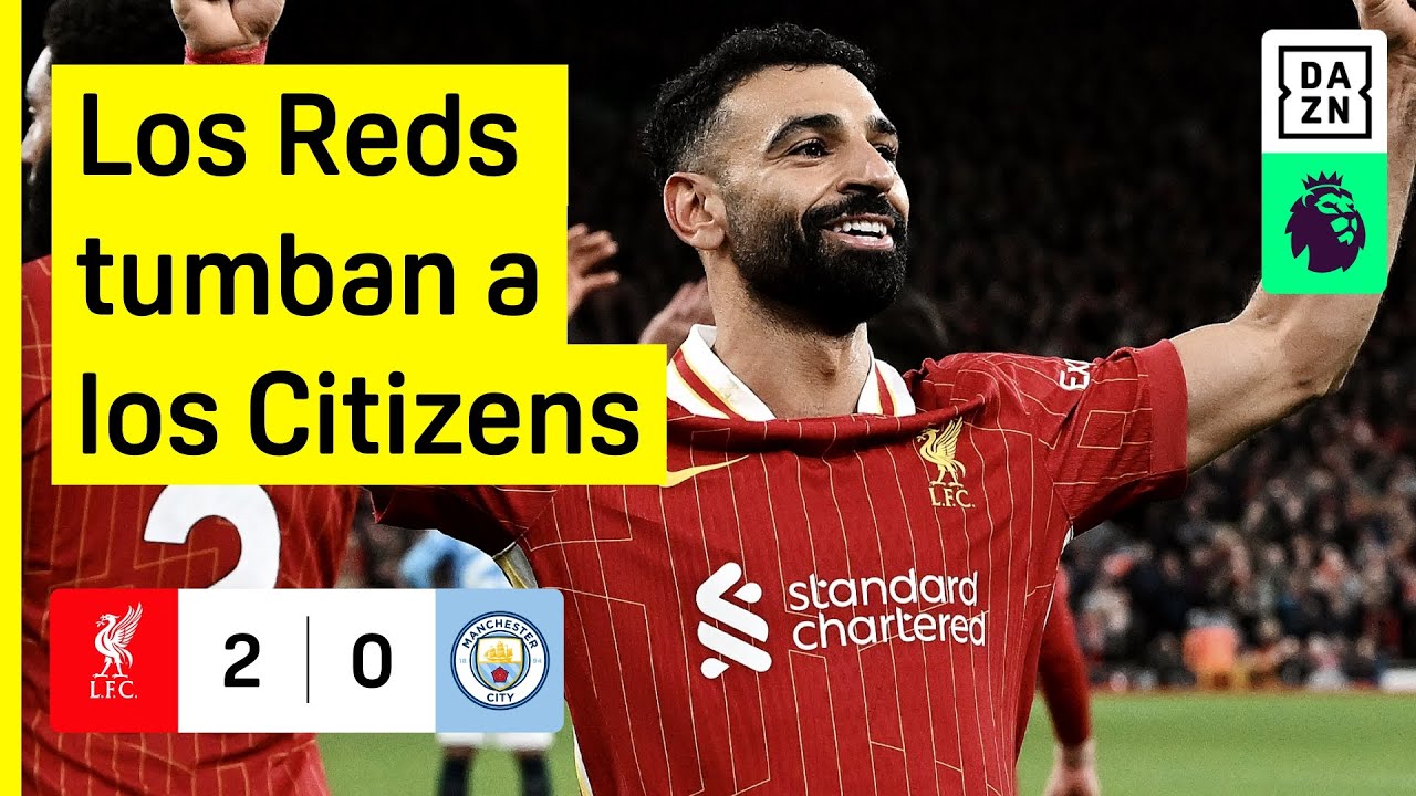 Liverpool vs Manchester City (2-0) | Resumen y goles | Highlights Premier League
