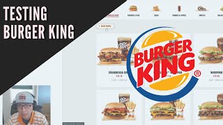 Testing the Burger King website | Exploratory Testing | QA