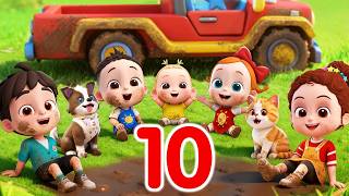 Download lagu Ten in the Bed (Push the Car Version) | EP251 | Numbers Song | LiaChaCha Nursery Rhymes & Kids Songs mp3