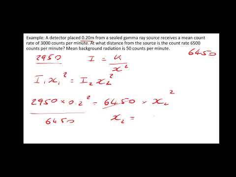 A-level Physics: Nuclear Physics Lesson 3 - Inverse Square Law