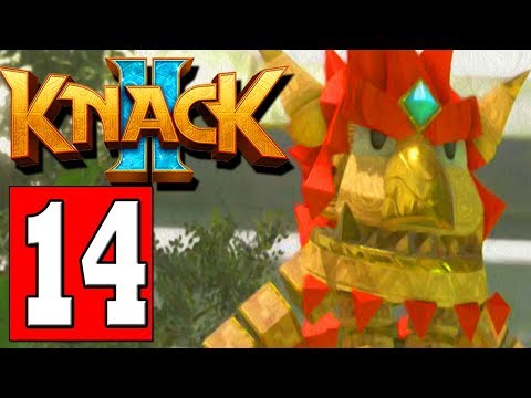 KNACK 2 Gameplay Walkthrough Part 14 ISLAND EXPRESS / INTO THE FIRE
