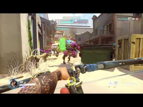 Overwatch Launch MP gameplay pt19 - Some Hanzo Arrow Fun