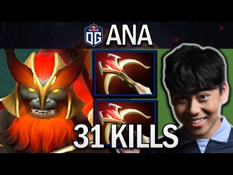 OG.ANA SMURF MARS WITH DOUBLE DAEDALUS & 31 KILLS - DOTA 2 PRO GAMEPLAY