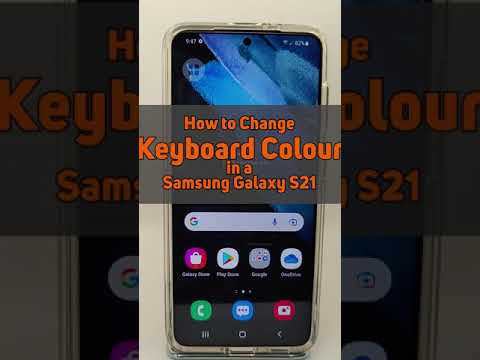 HOW-TO Change Keyboard Theme [Samsung Galaxy S21] #Shorts | Sydney CBD Repair Centre