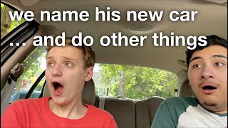 We Chose Names for His New Car ft. Matthew Doczy (Comedian Hours) | Vlog