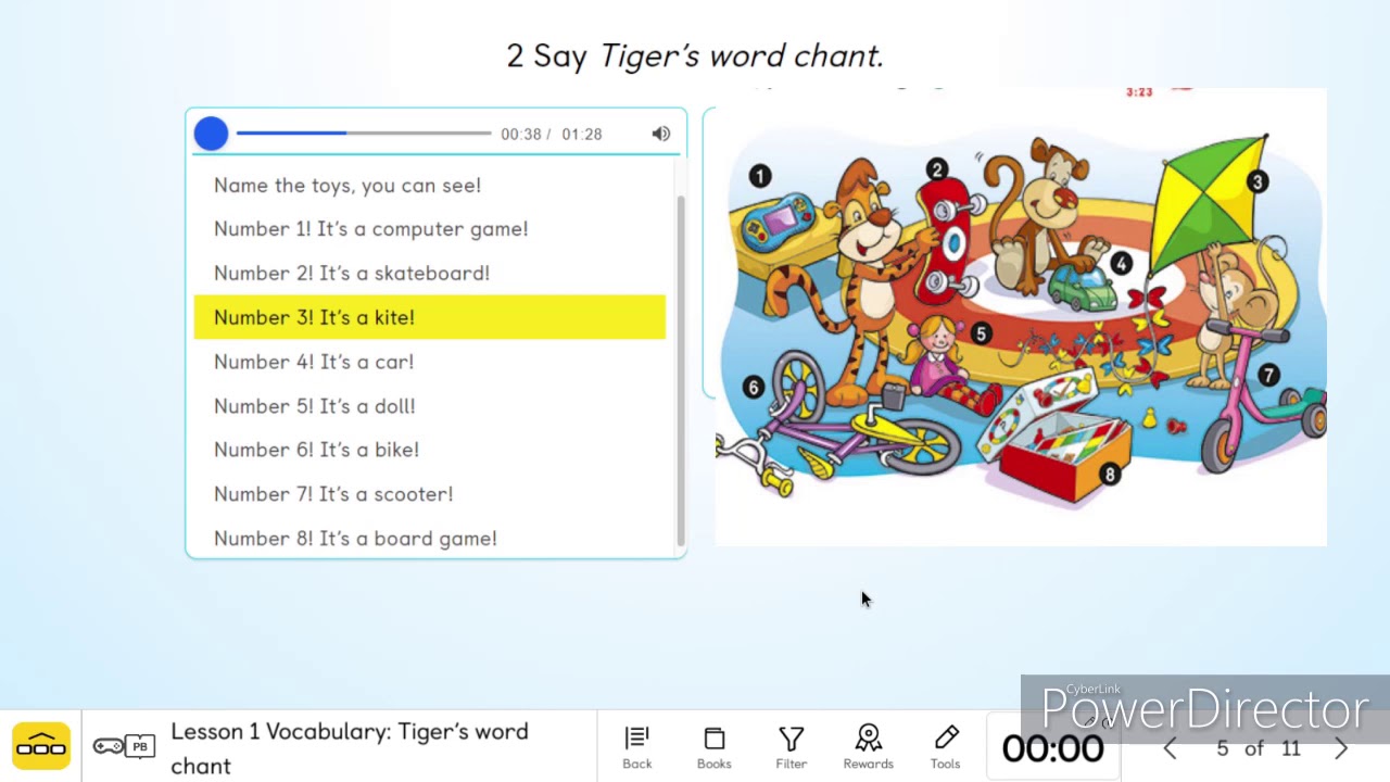 TIGER 1 UNIT 6 CHANT